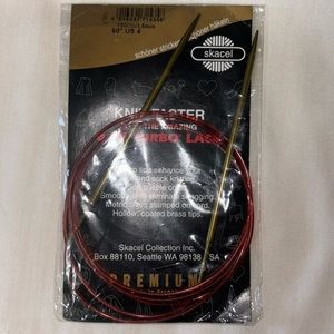 Knitting Needles Skacel Addi Turbo Lace. Size US 4 60”